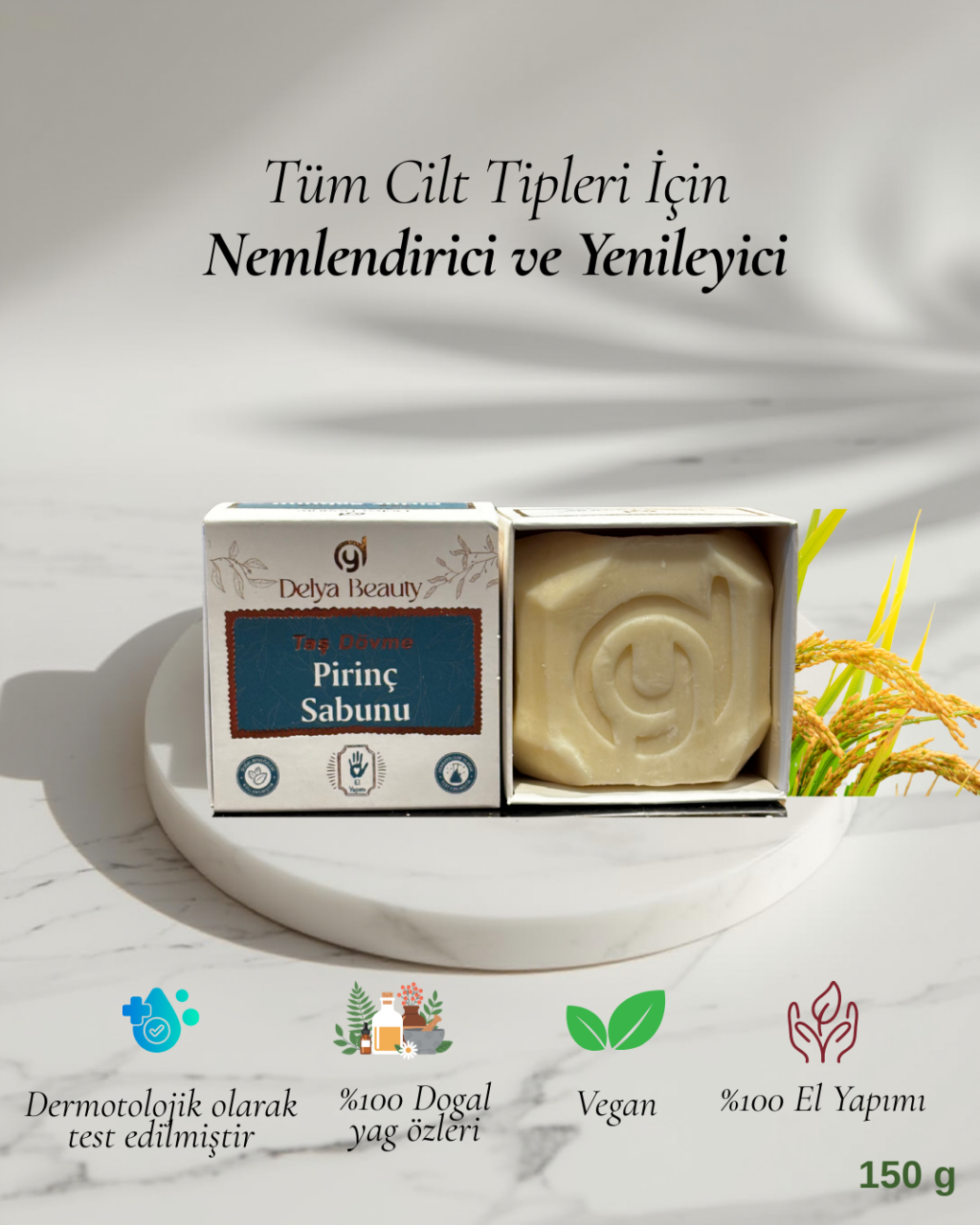 Pirinç Sabunu Nedir? Faydaları Nelerdir? | Delya Taş Dövme Pirinç Sabunu