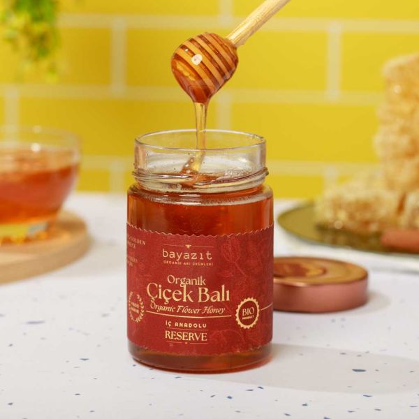 Organik Çiçek Balı  İç Anadolu 450 gr