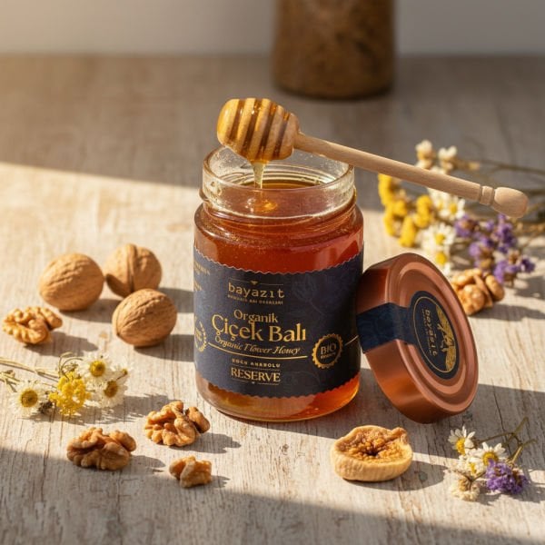Organik Çiçek Balı Doğu Anadolu 450 gr