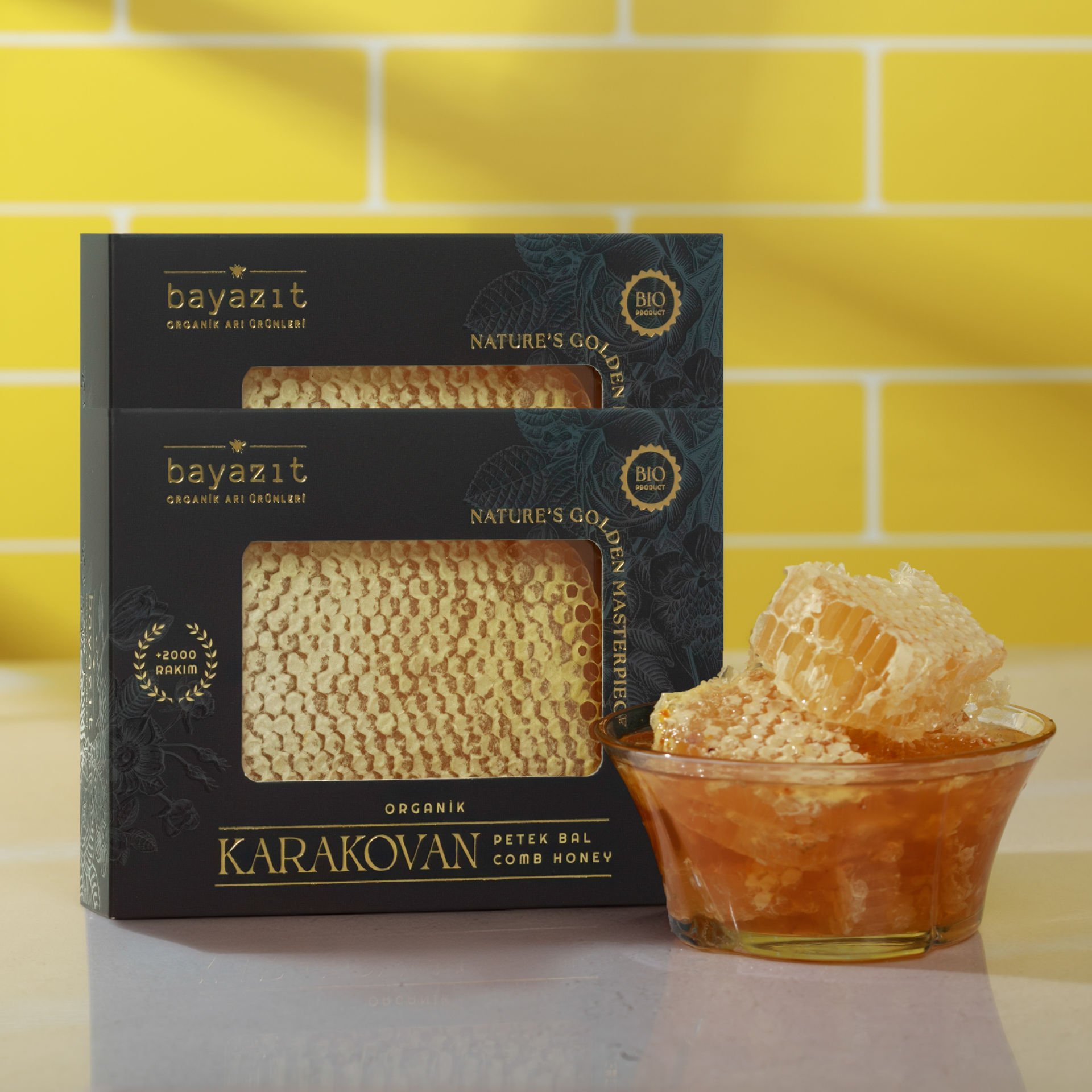 Organik Karakovan Petek Bal 400 Gr 2'li Set