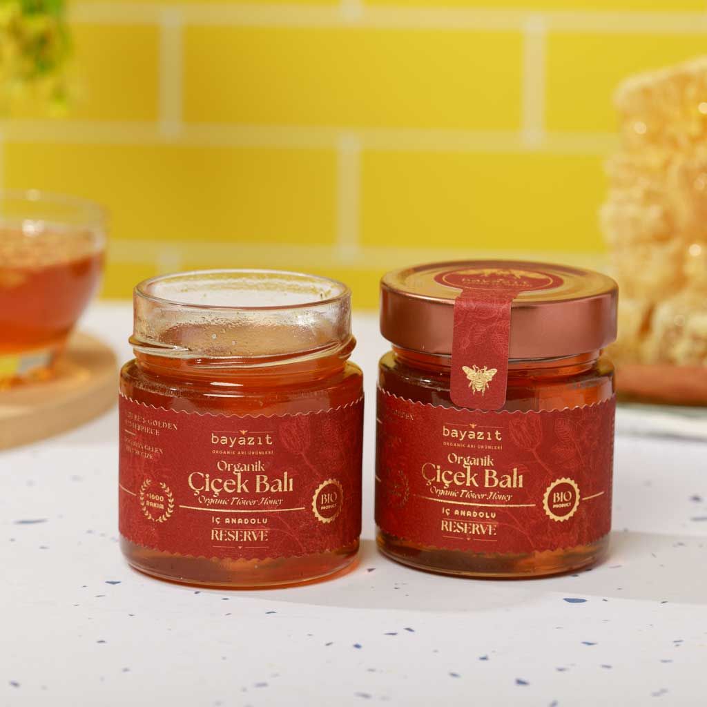 Organik Çiçek Balı İç Anadolu 300 gr 2'li Set