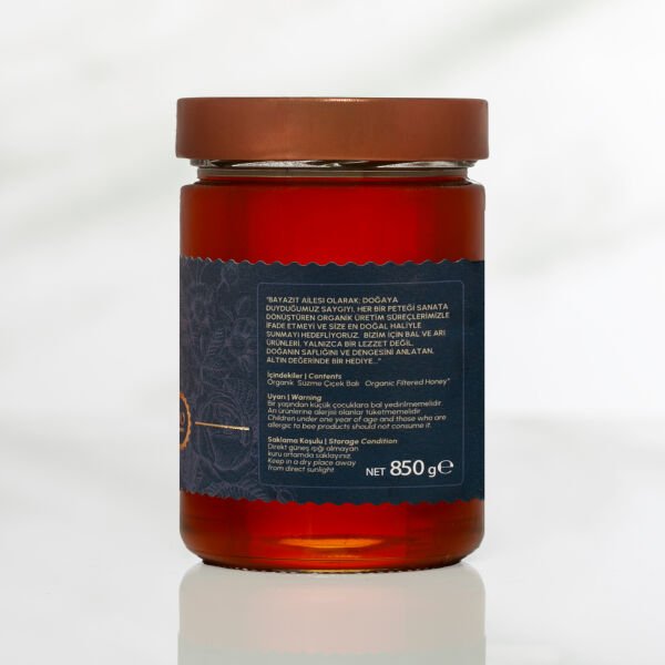 Organik Çiçek Balı Doğu Anadolu 850 gr