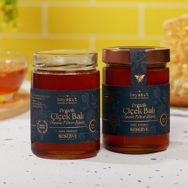 Organik Çiçek Balı Doğu Anadolu 850 gr 2'li Set