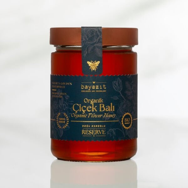 Organik Çiçek Balı Doğu Anadolu 850 gr 3'lü Set