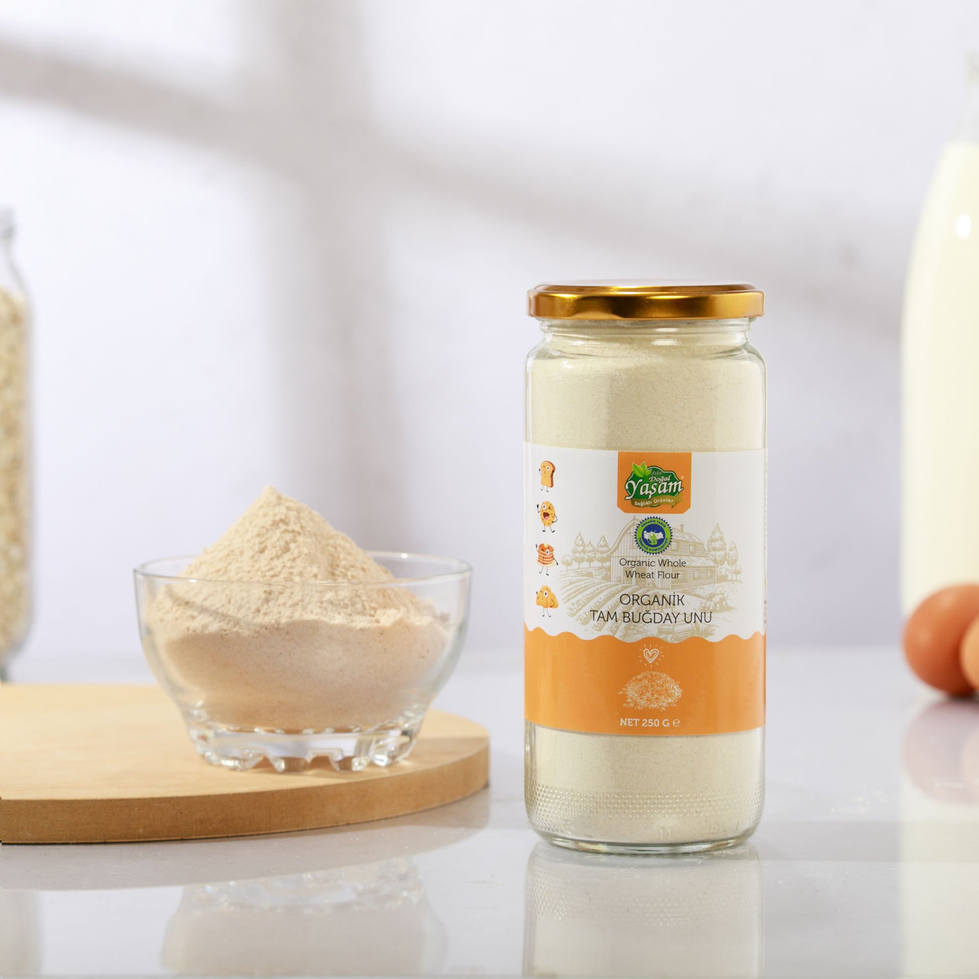 Organik Tam Buğday Unu 250 Gr