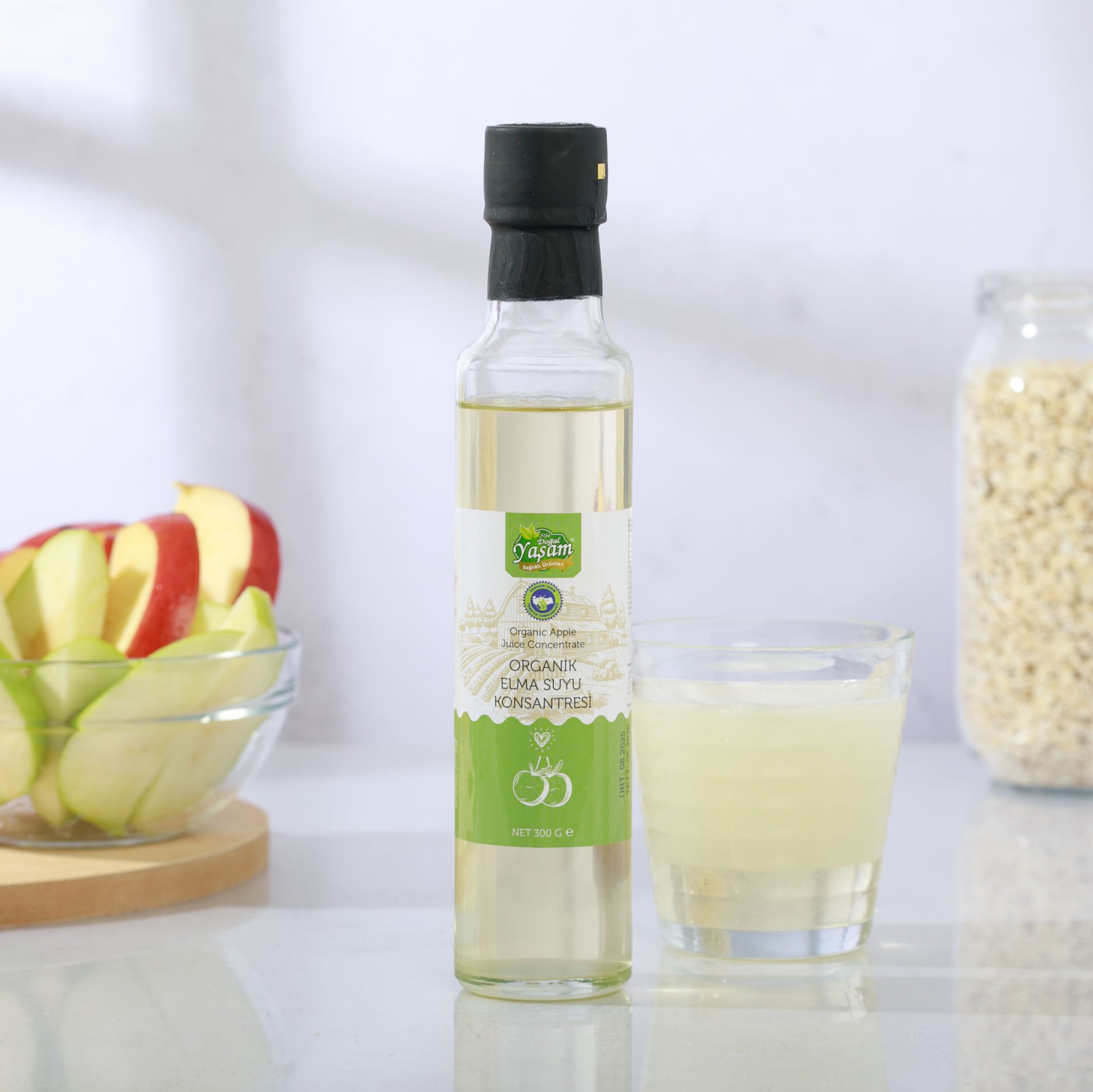 Organik Elma Suyu Konsantresi (Tatlandırıcı)