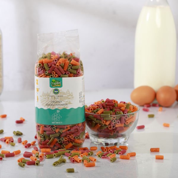 Organik +6 Ay Sebzeli Bebek Makarna (Tuzsuz)